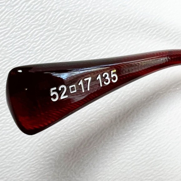 Alain Mikli A0491 16 Eyeglasses Frame Red 52-17-135 Half Rim with Case main image 8